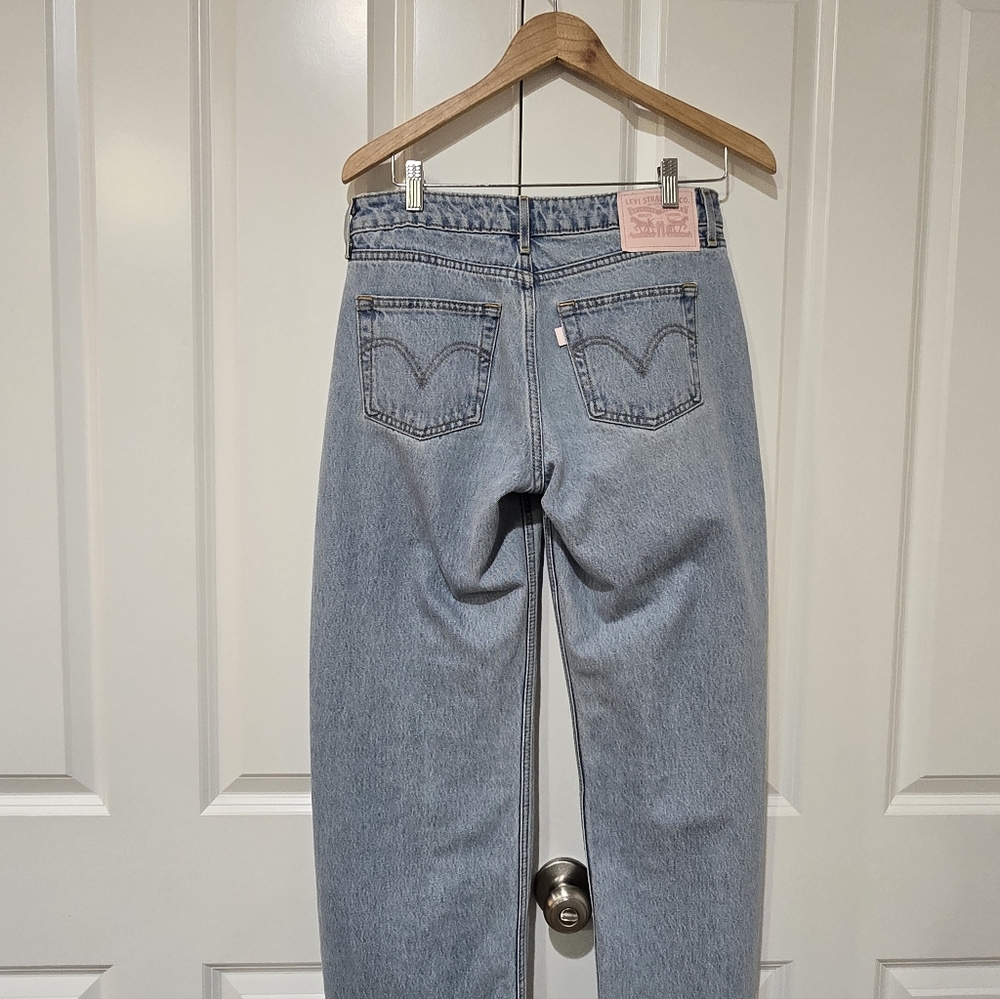 Levis Low Loose Custom Pink 27 x 30
